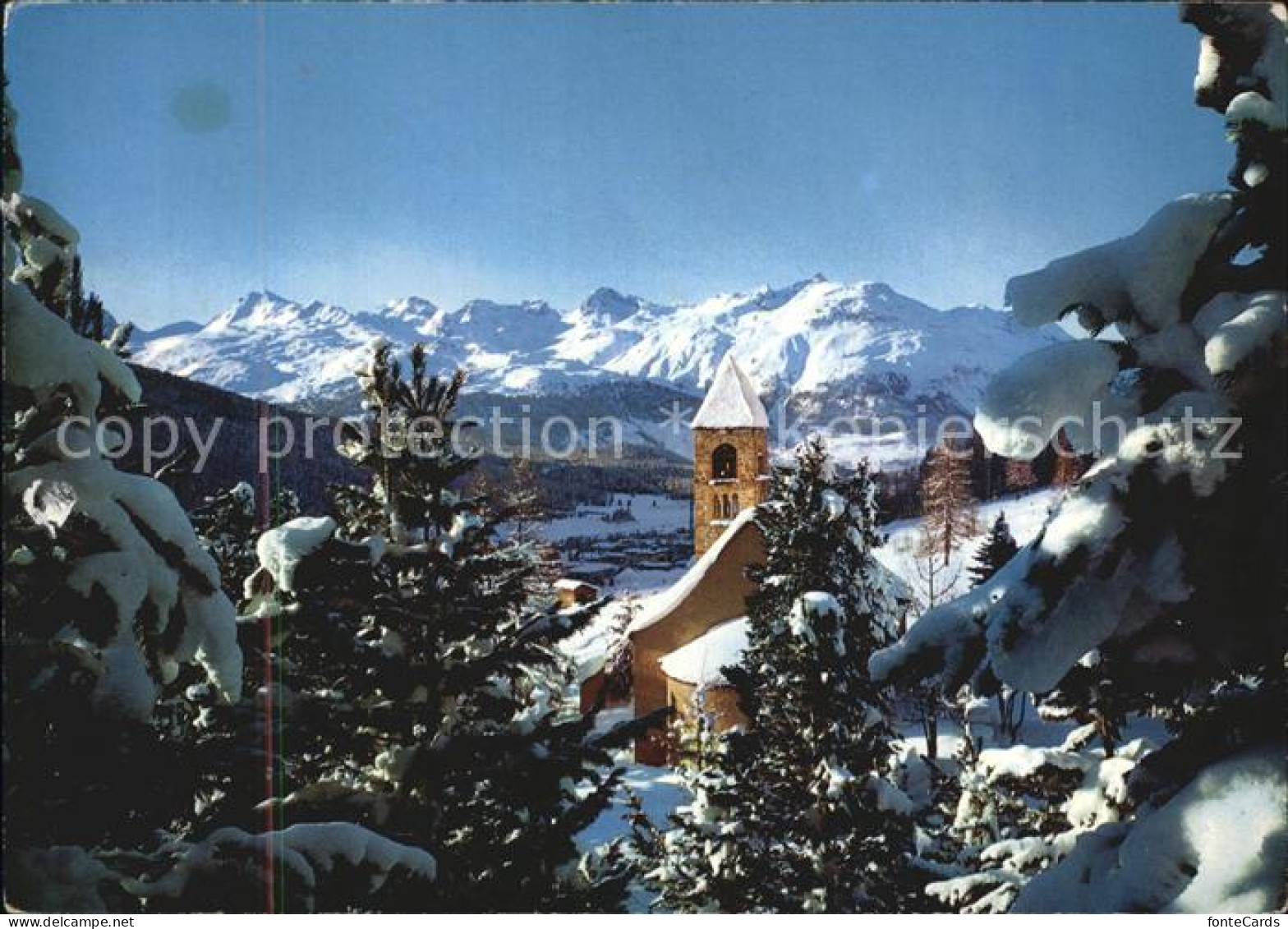 12395880 Pontresina Kirche Sankt Maria Julierkette Pontresina - Other & Unclassified