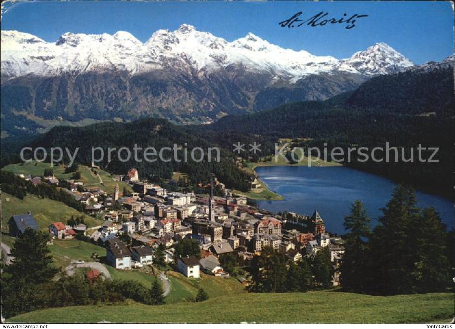 12395623 Moritz Dorf GR St See Ortsansicht Moritz Dorf GR St - Other & Unclassified