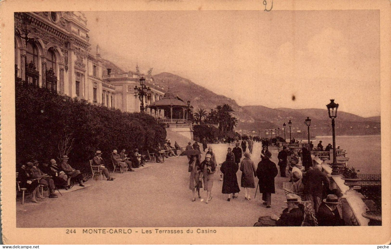 N°1250 W -cpa Monte Carlo -les Terrasses Du Casino- - Monte-Carlo