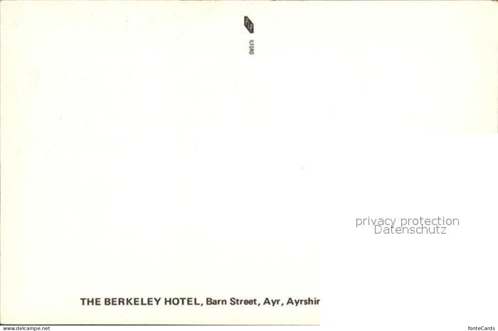 12392999 Ayr Scotland The Berkeley Hotel  - Autres & Non Classés