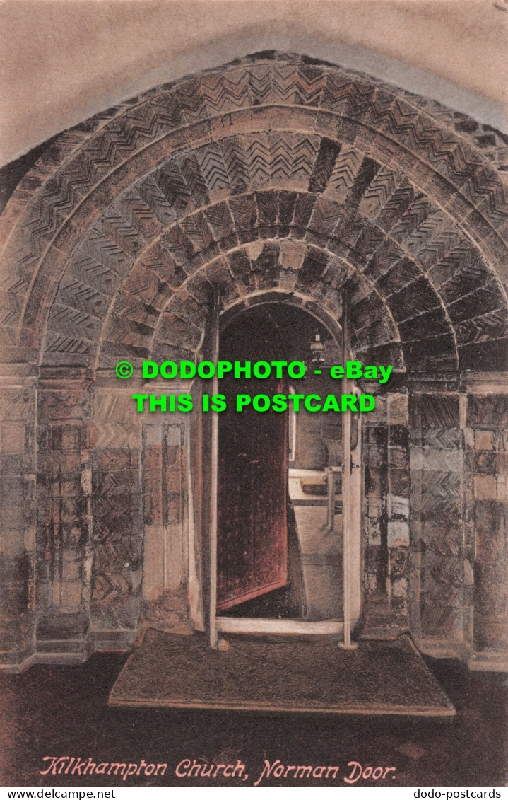 R546501 Kilkhampton Church. Norman Door. F. Frith. No. 32408 - World