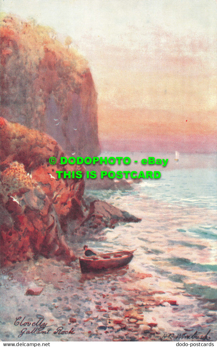 R546502 Clovelly. Gallant Rock. Tuck. Oilette. Series. II. 7464 - World