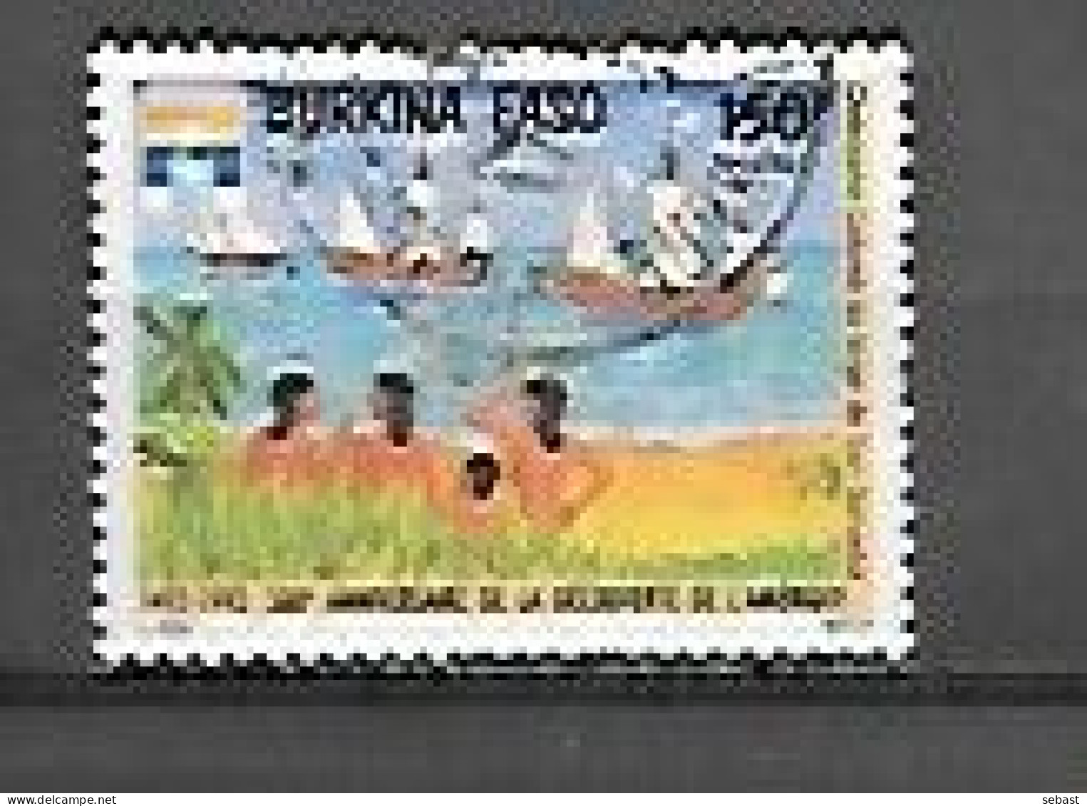 TIMBRE OBLITERE DU BURKINA DE  1992 N° MICHEL 1275 - Burkina Faso (1984-...)