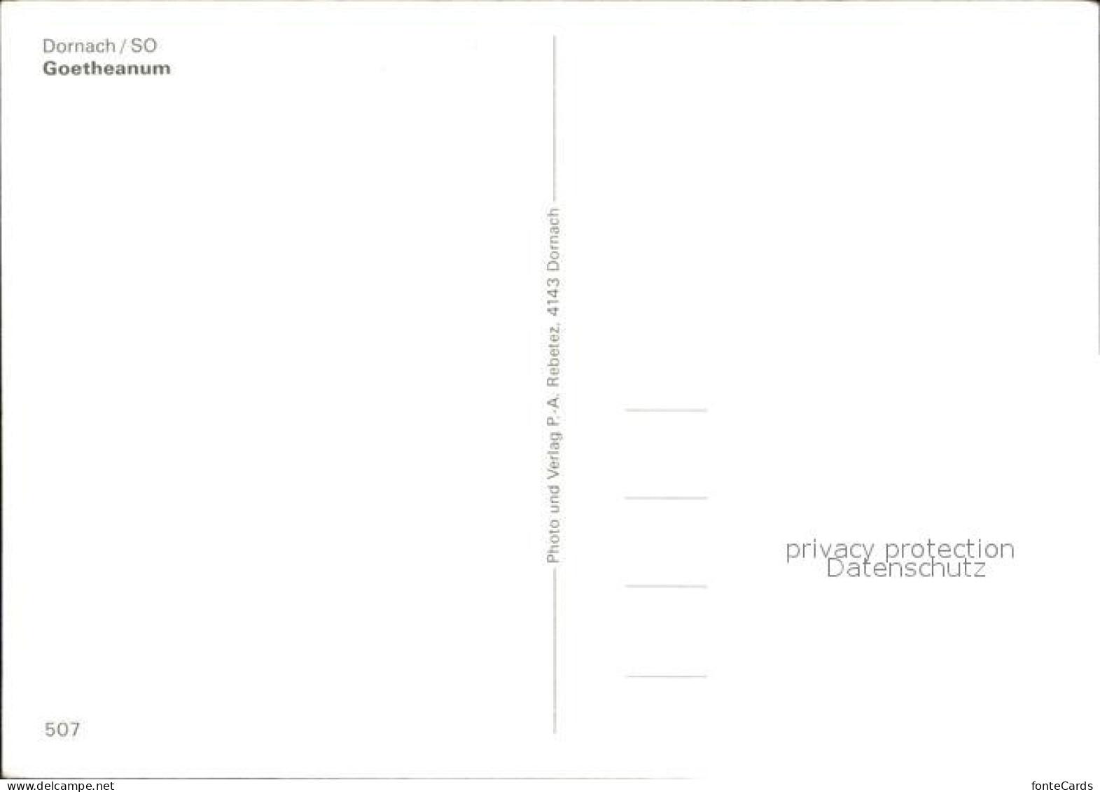 12390871 Dornach SO Goetheanum Dornach - Andere & Zonder Classificatie