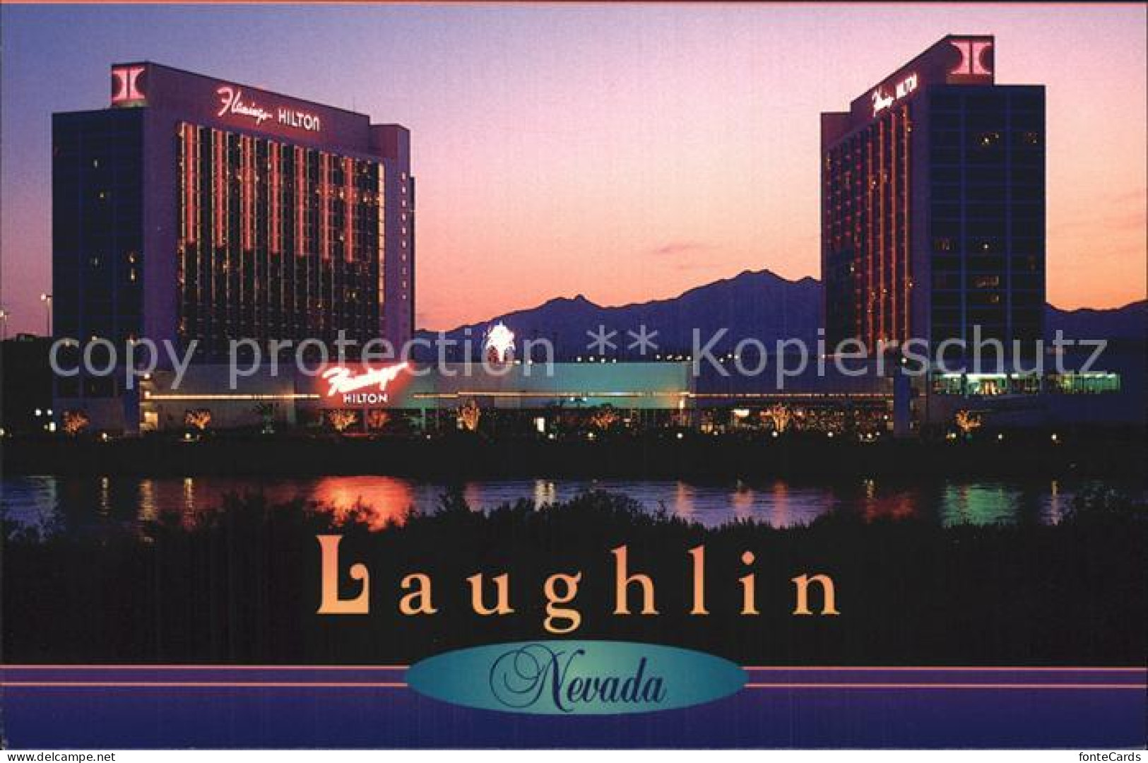 12390277 Laughlin Flaming Hilton Hotel And Casino - Autres & Non Classés