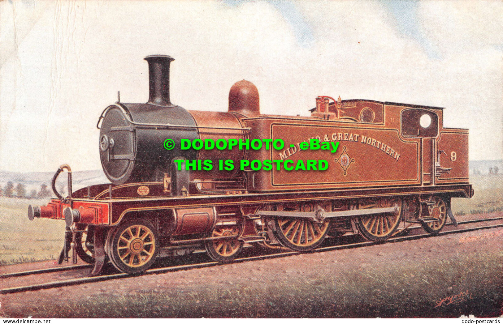 R546542 M. And G. N. Joint Ry. No. 9. 4. 4. 2. Tank. The Locomotive Publishing - World