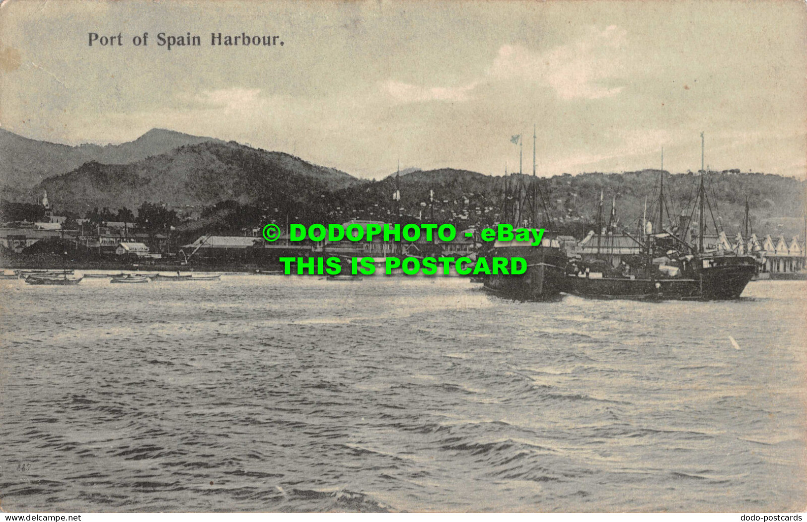 R546549 Port Of Spain Harbour. Goodwille And Wilson. 1909 - World