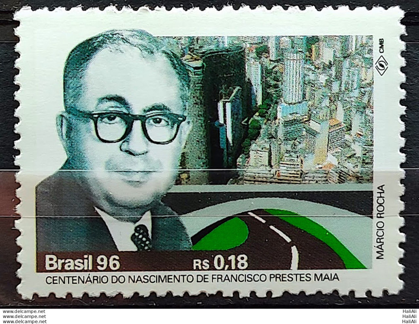 C 1986 Brazil Stamp Francisco Prestes Maia 1996 - Ungebraucht