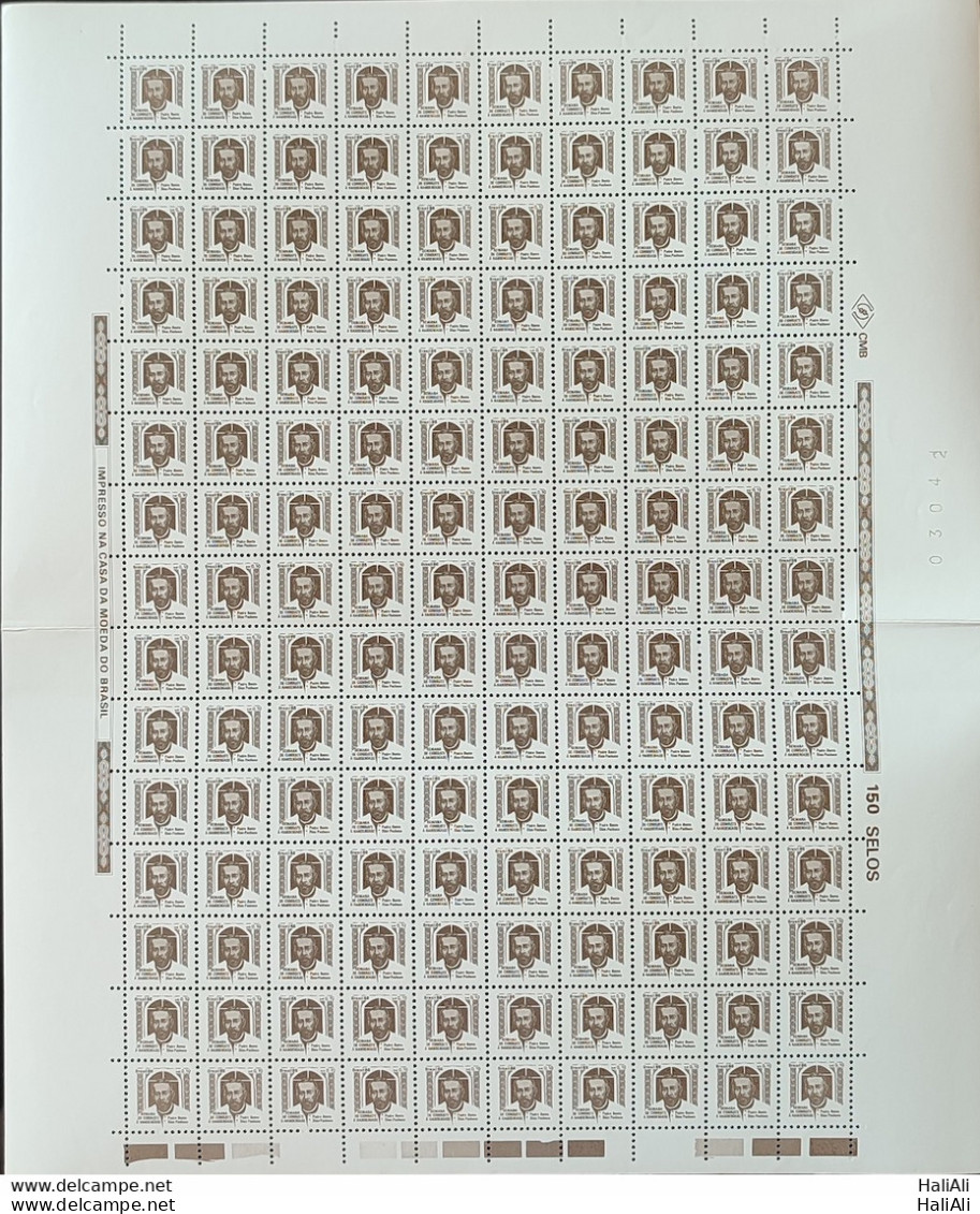 C 1538 Brazil Stamp Combat Against Hansen Hanseniasse Health Father Bento Religion 1986 Sheet.jpg - Unused Stamps