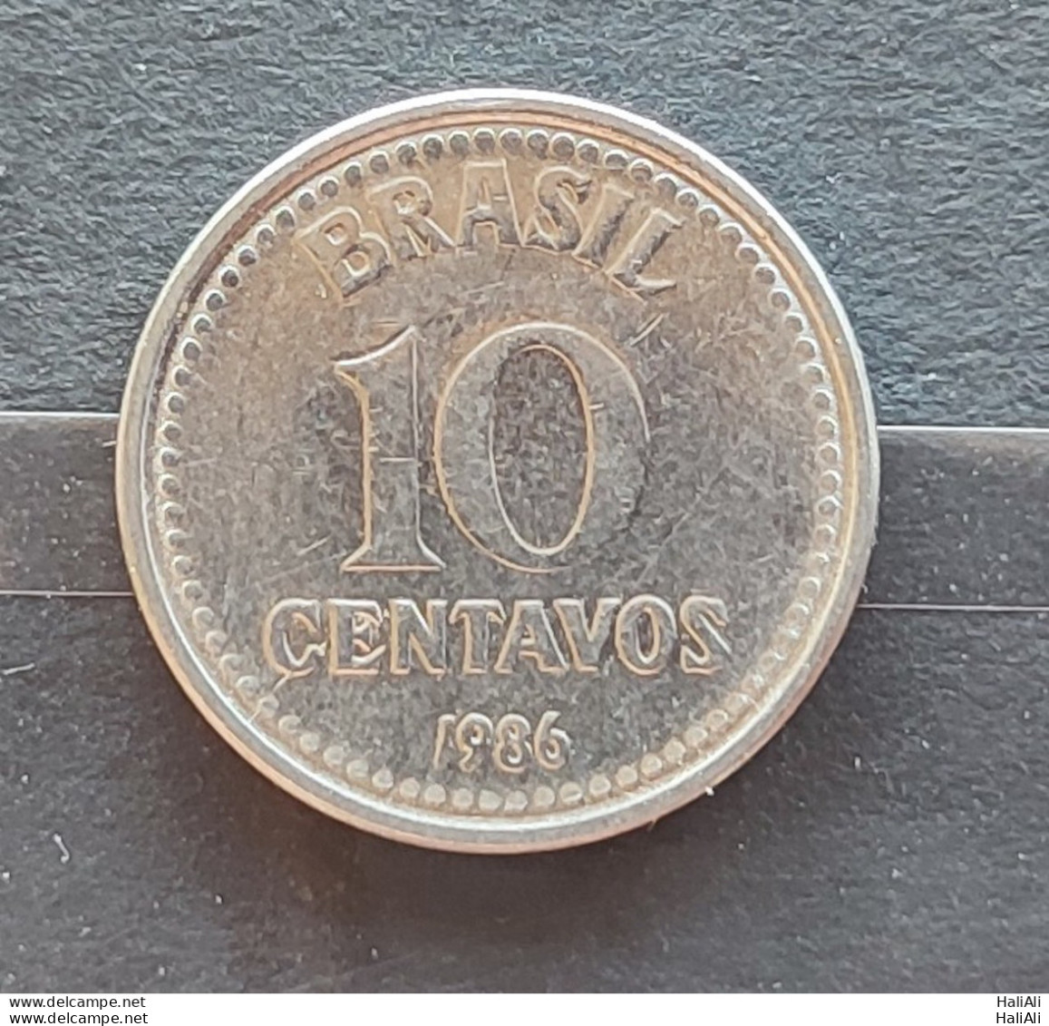 Brazil Coin 1986 10 Centavos Cruzado Sob - Viroflay