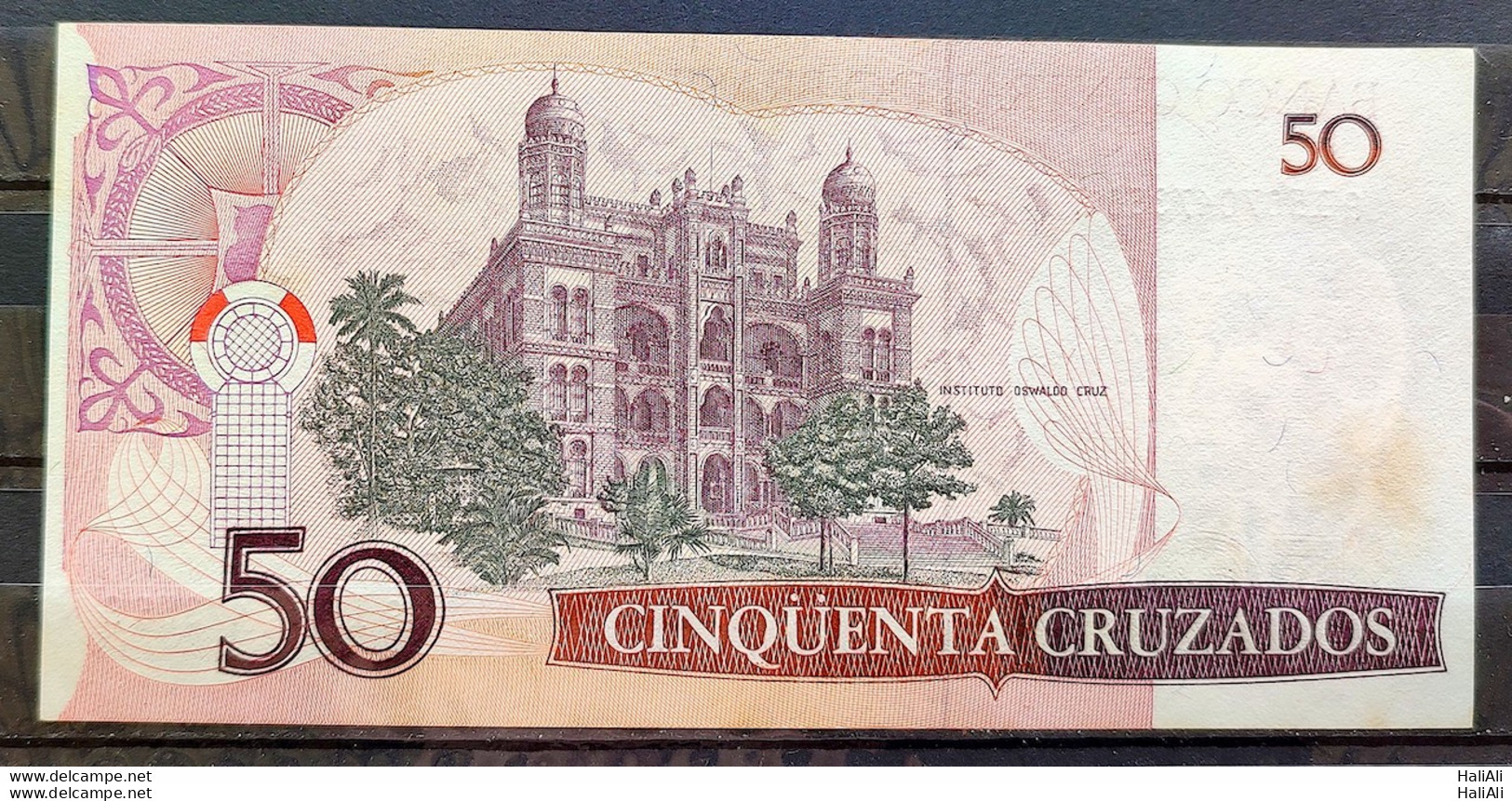 Brazil Banknote C 182 50 Cruzados Oswaldo Cruz Institute Science 1986 UNC 7366 - Brazil