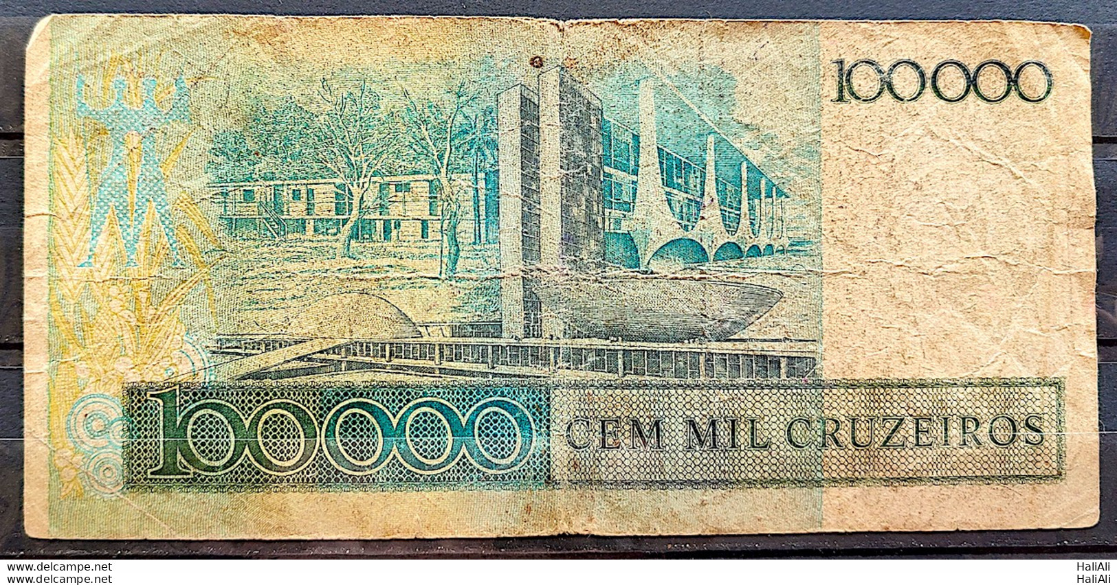 Brazil Banknote C 179 100 Cruzados Juscelino Kubistchek Brasilia 1986 MBC 9670 - Brésil