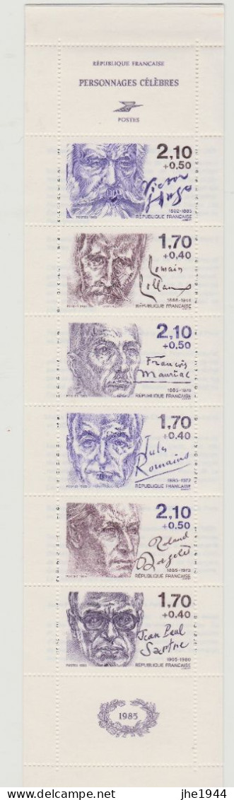 France Carnet N° BC2360A ** Personnages Célébres - Gedenkmarken