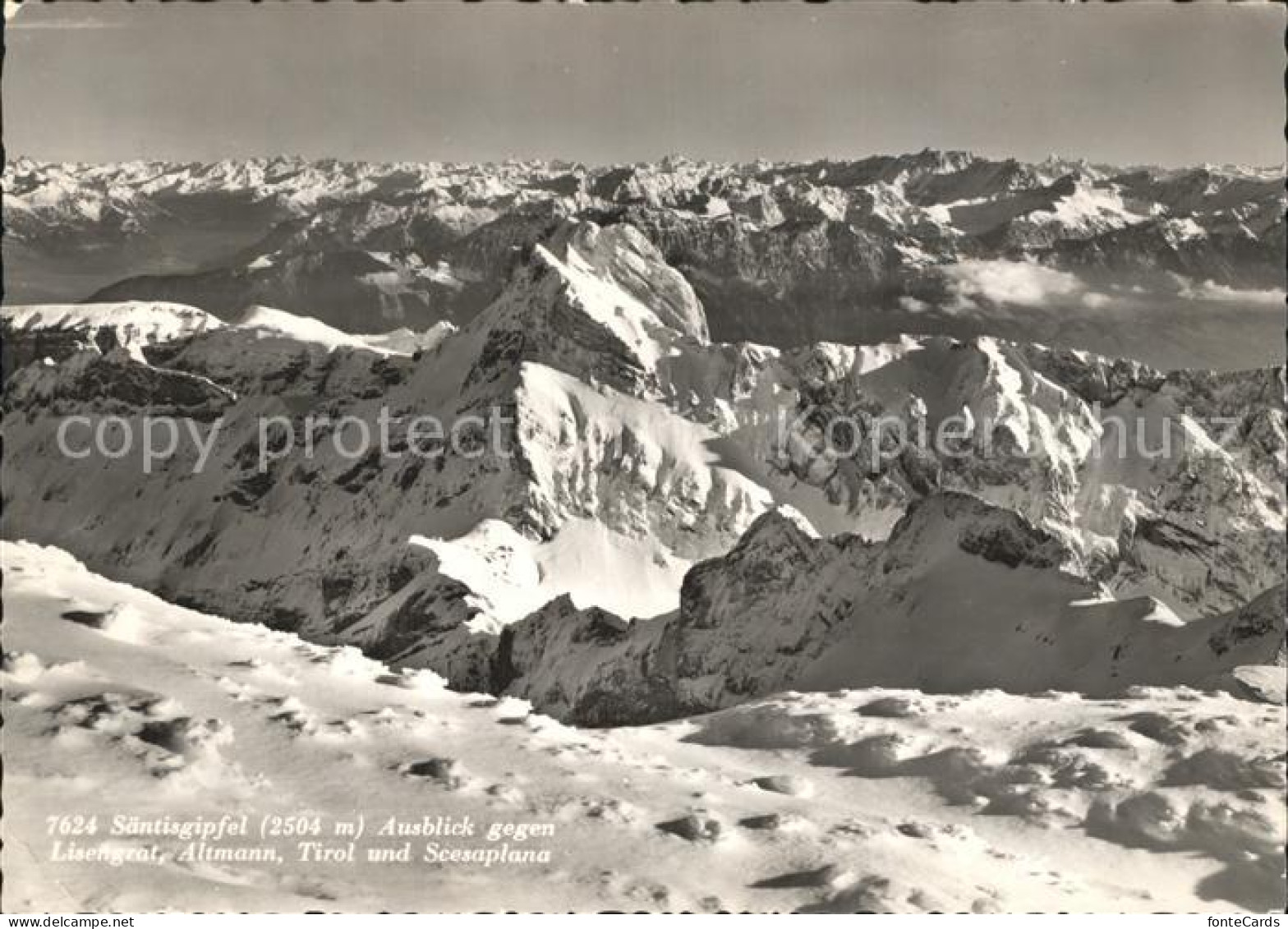12381691 Saentis AR Gipfel Lisengrat Altmann Tirol Scesaplana Saentis AR - Sonstige & Ohne Zuordnung