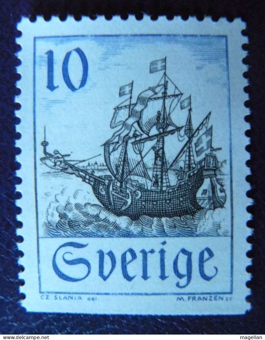 Suède Yv. 307a - 575 - 779b - 1213 - 1321a Neufs ** (MNH) - Bateaux - Voiliers - Boten