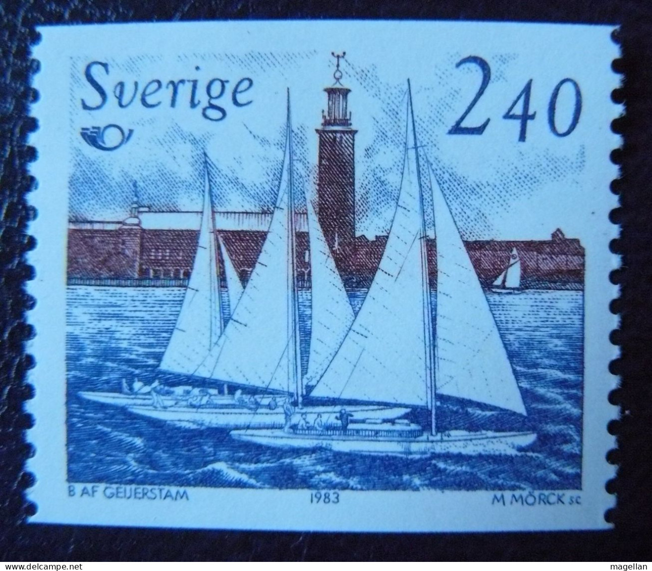 Suède Yv. 307a - 575 - 779b - 1213 - 1321a Neufs ** (MNH) - Bateaux - Voiliers - Ships