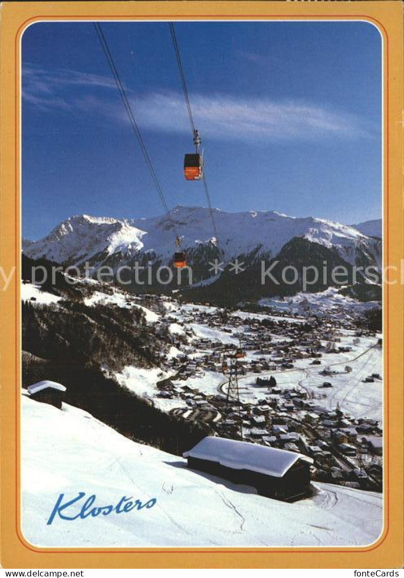 12381580 Klosters GR Mit Gondelbahn Madrisa Mit Gatschieferspitz Klosters - Autres & Non Classés