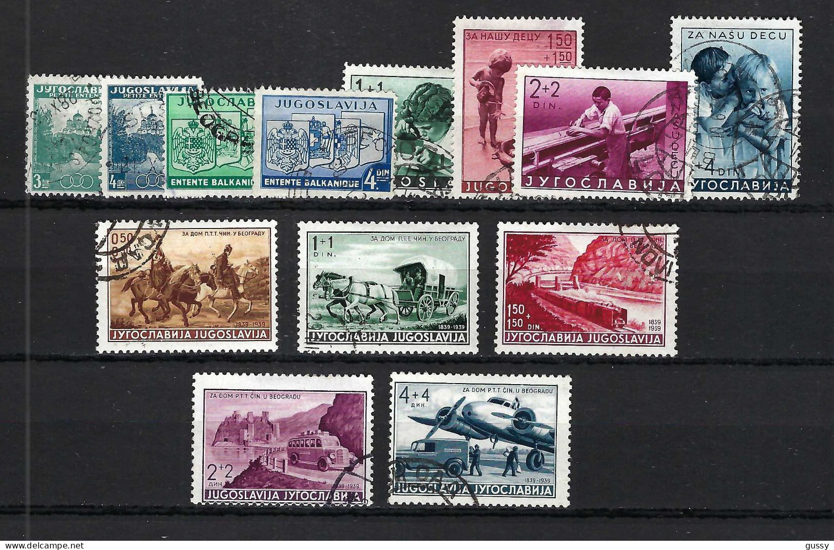 YOUGOSLAVIE Ca.1937-39: Lot D' Obl. - Used Stamps