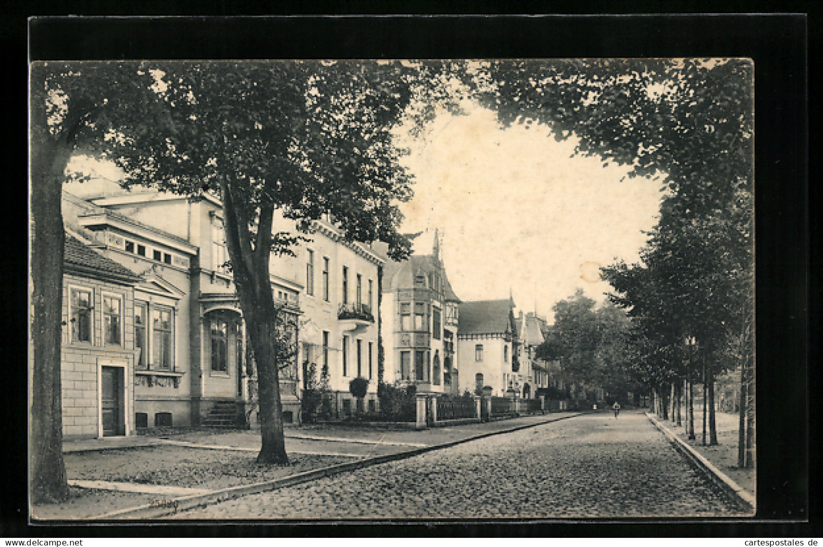 AK Mühlhausen I. Th., Strasse Am Lindenbühl  - Muehlhausen