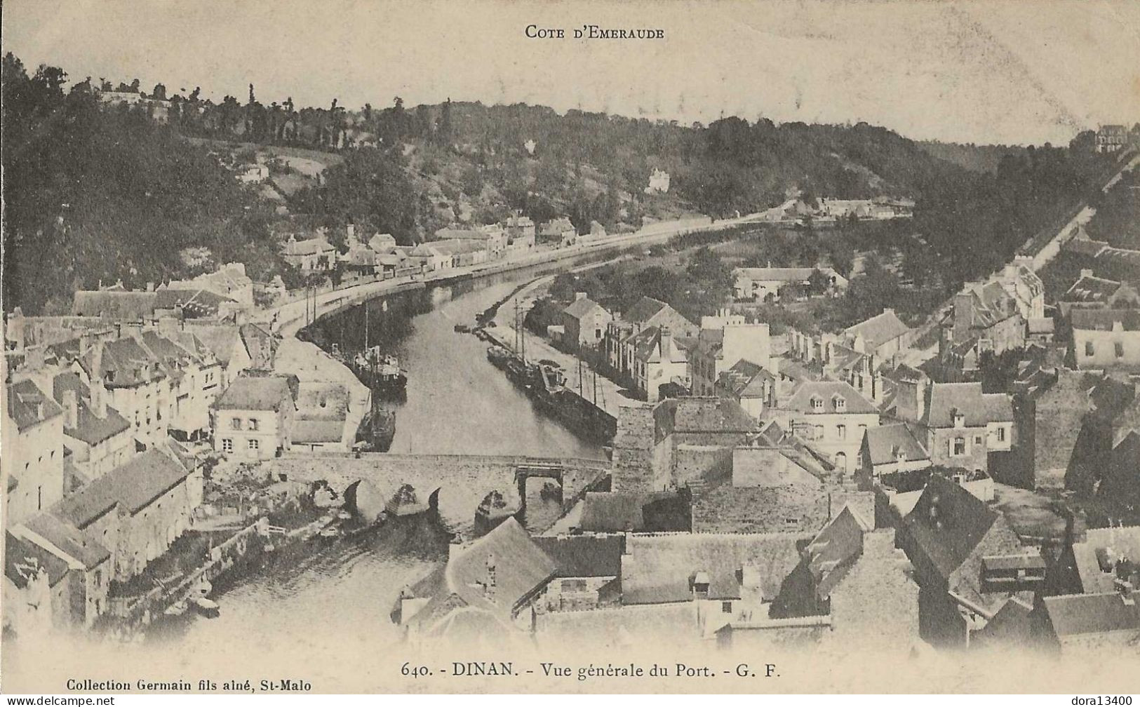 CPA22- DINAN- Vue Générale Du Port - Dinan