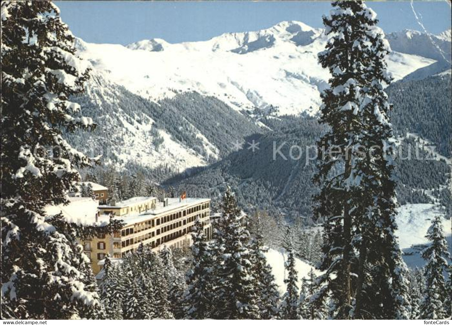 12376292 Davos GR Hotel Schatzalp Pischahorn Winter Davos Platz - Autres & Non Classés