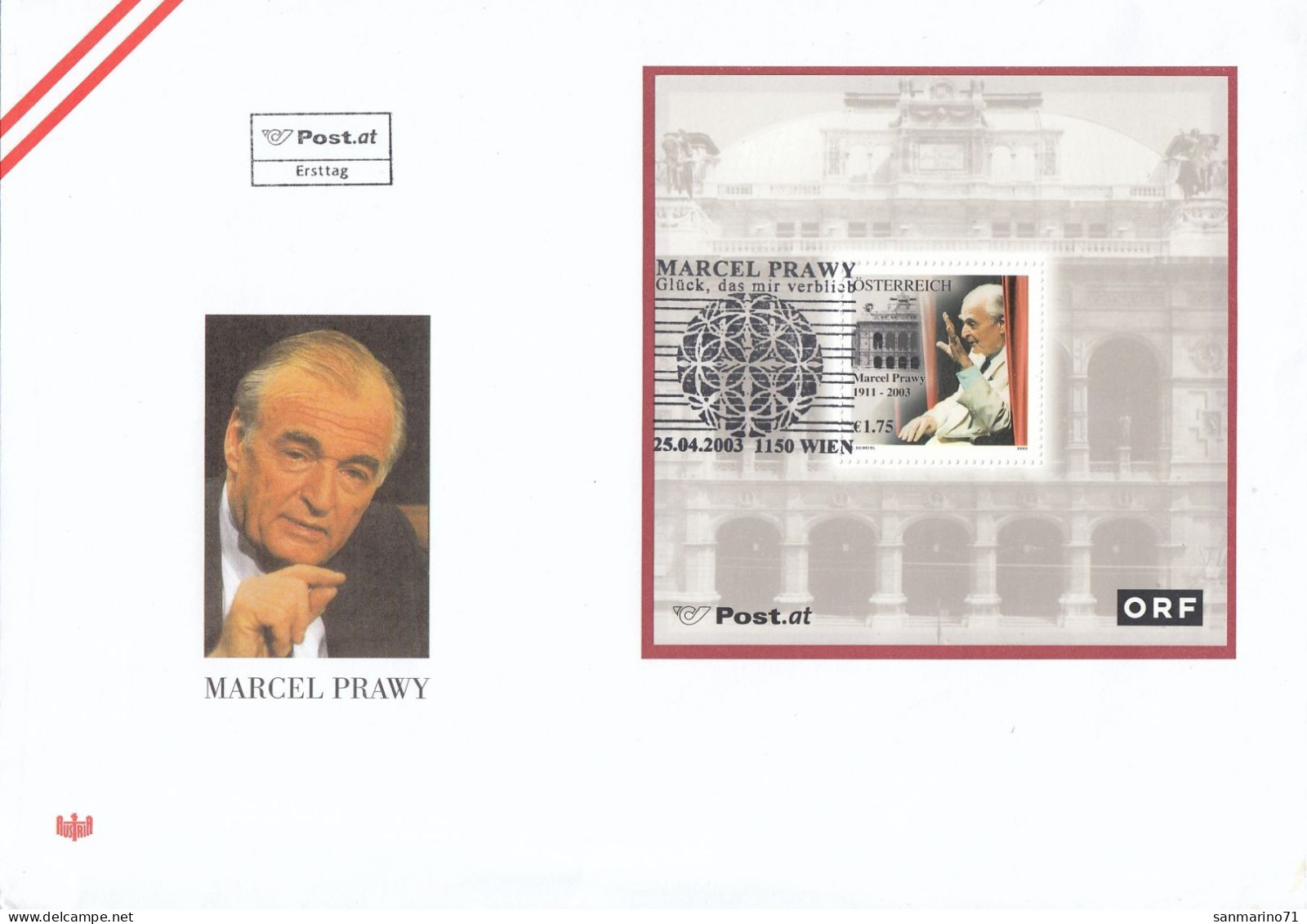 FDC AUSTRIA Block 19 - Other & Unclassified