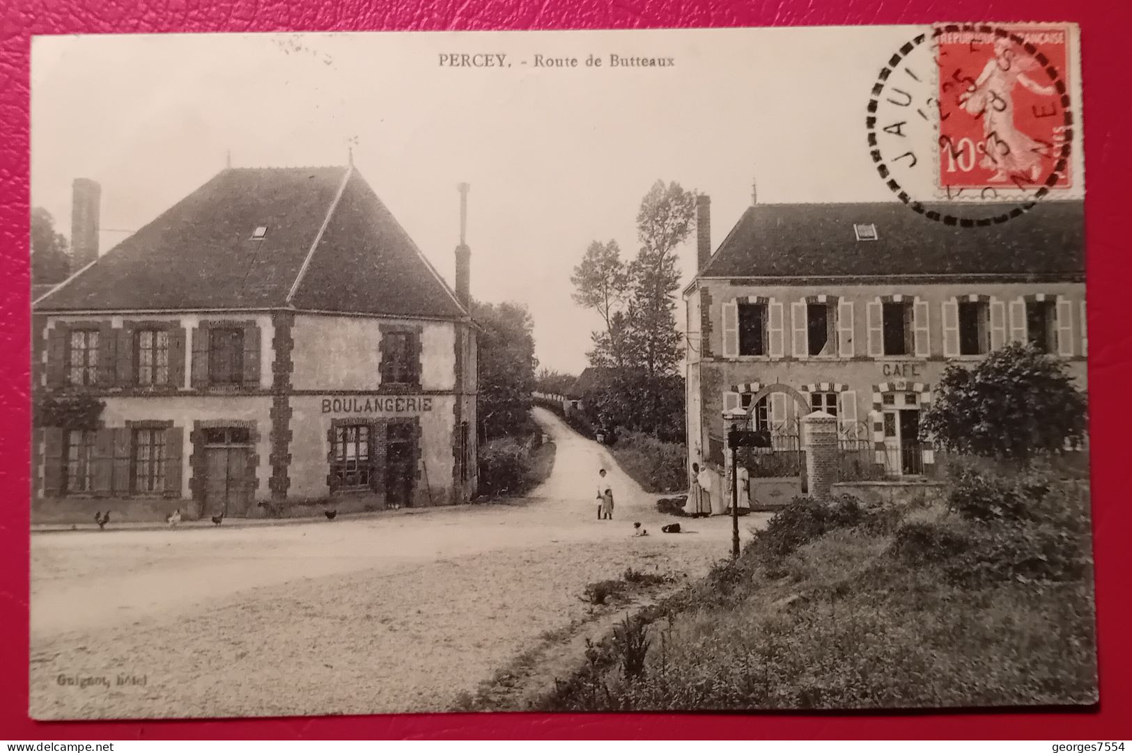 89 - PERCEY - ROUTE DE BUTTEAUX - Autres & Non Classés