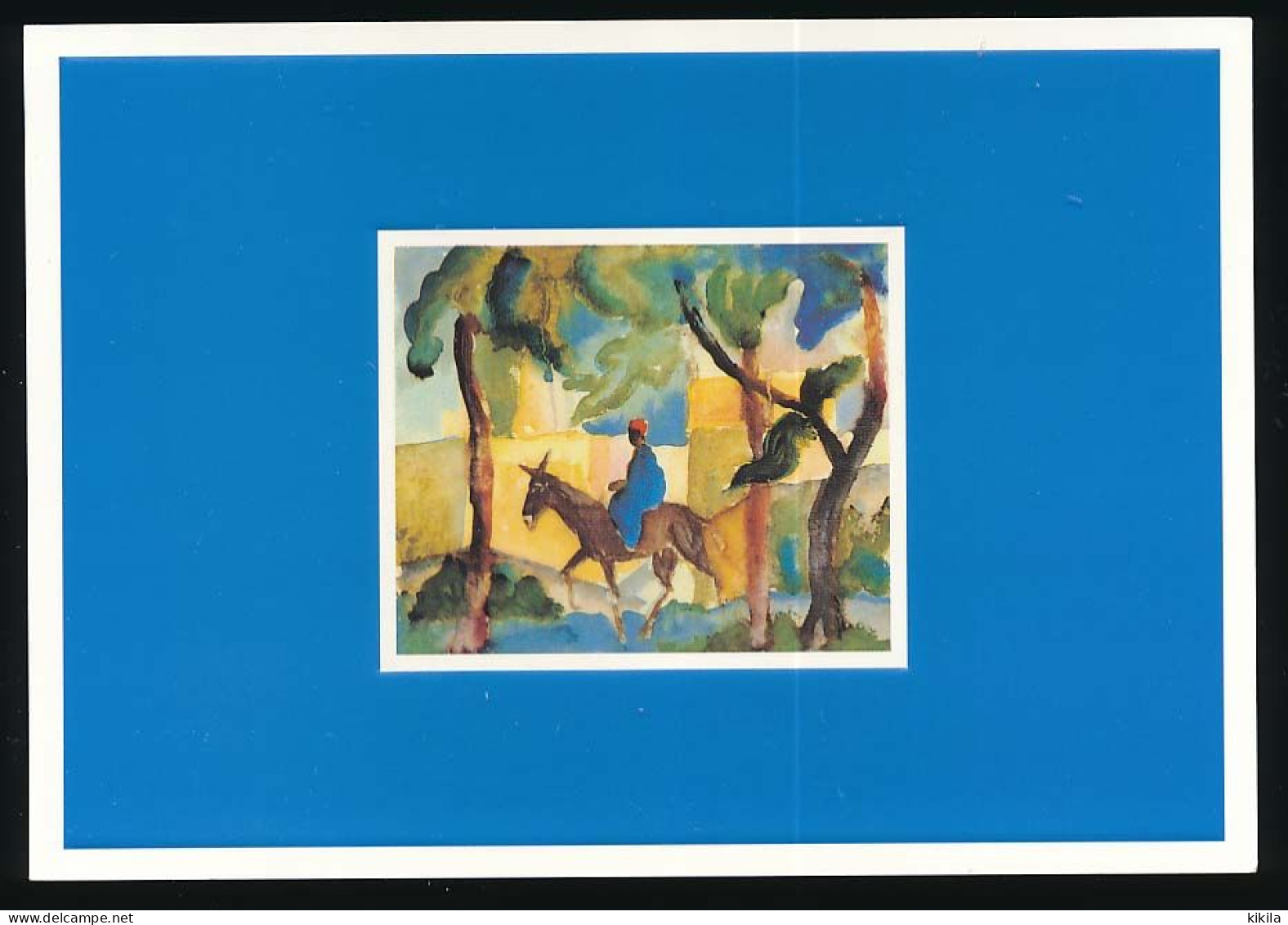 CPSM / CPM 10.5 X 15 Homme Sur Un âne Illustrateur August Macke - Other & Unclassified