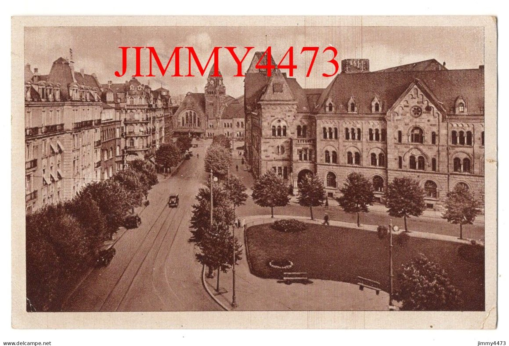 CPA - METZ En 1916 - Avenue De La Gare - Verlag Jul. Manias & Cie StraBburg - Metz