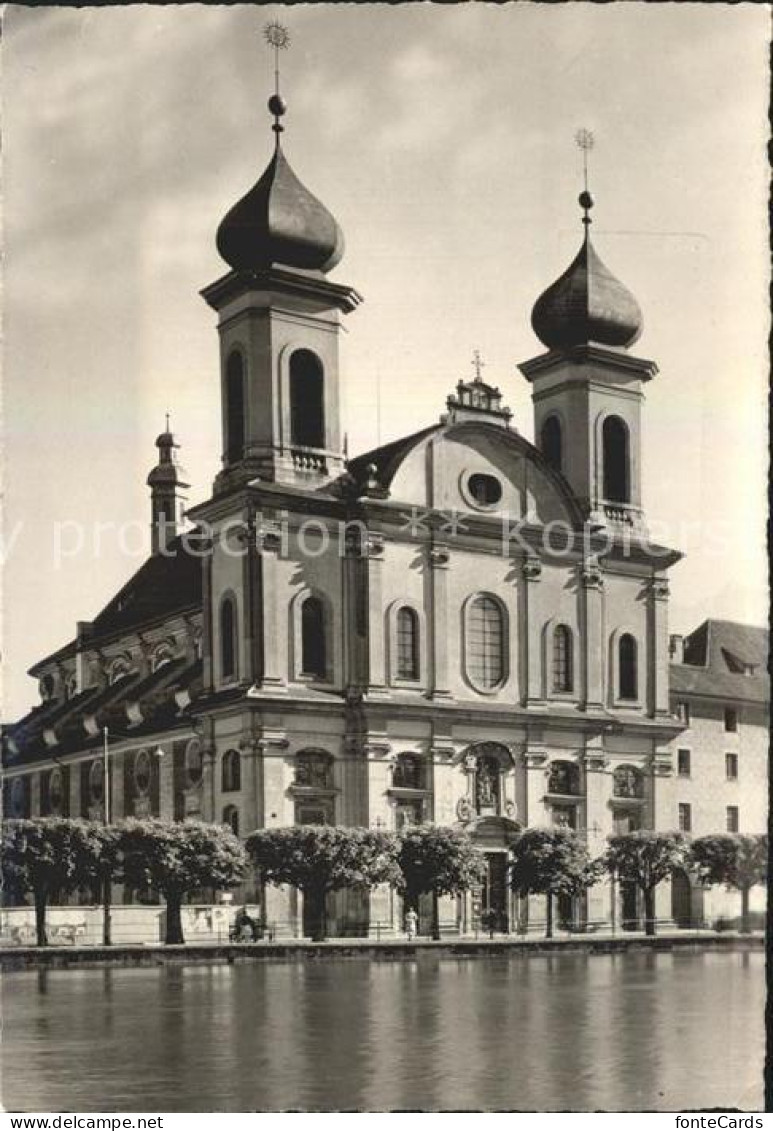 12371680 Luzern LU Jesuitenkirche See Luzern - Sonstige & Ohne Zuordnung