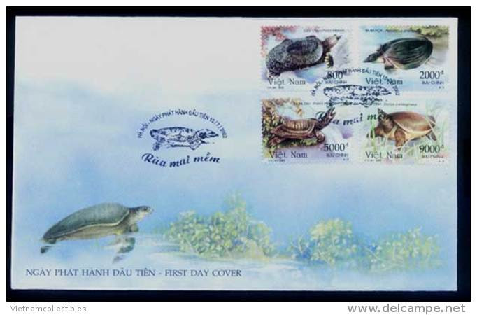 FDC Vietnam Viet Nam 2002 : Soft-shelled Tortoise / Turtle (Ms891) - Viêt-Nam