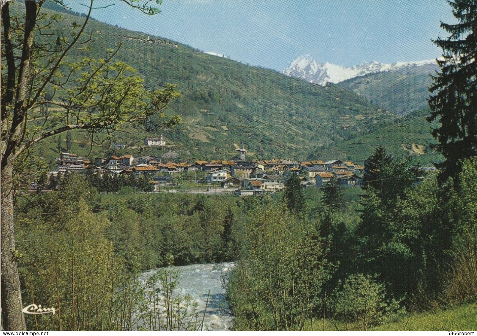 CARTE POSTAL ORIGINALE 10CM/15CM  COULEUR : AIME L'ISERE SAVOIE (73) - Sonstige & Ohne Zuordnung