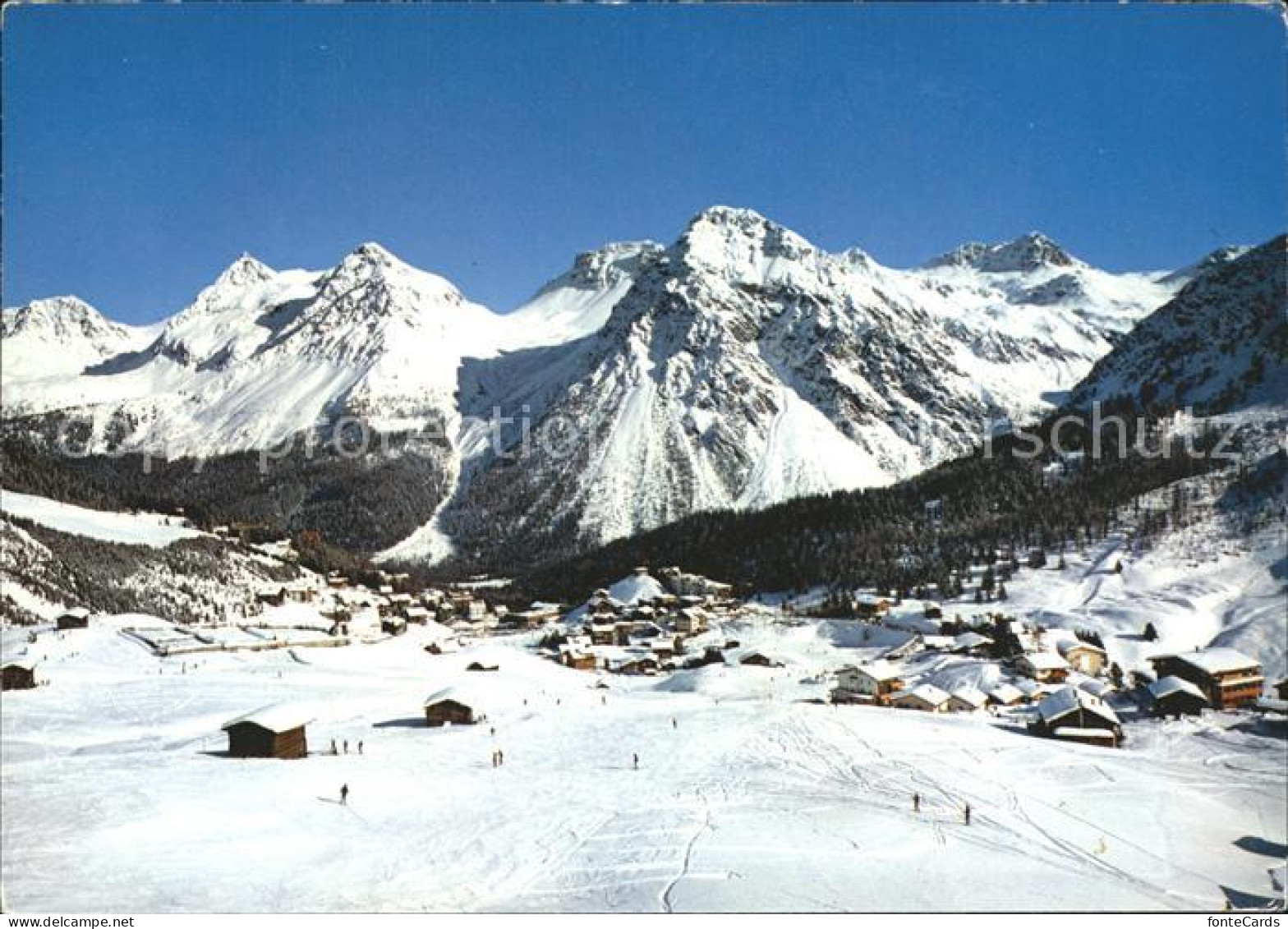 12371333 Arosa GR Furkerhoerner Winter Arosa - Autres & Non Classés