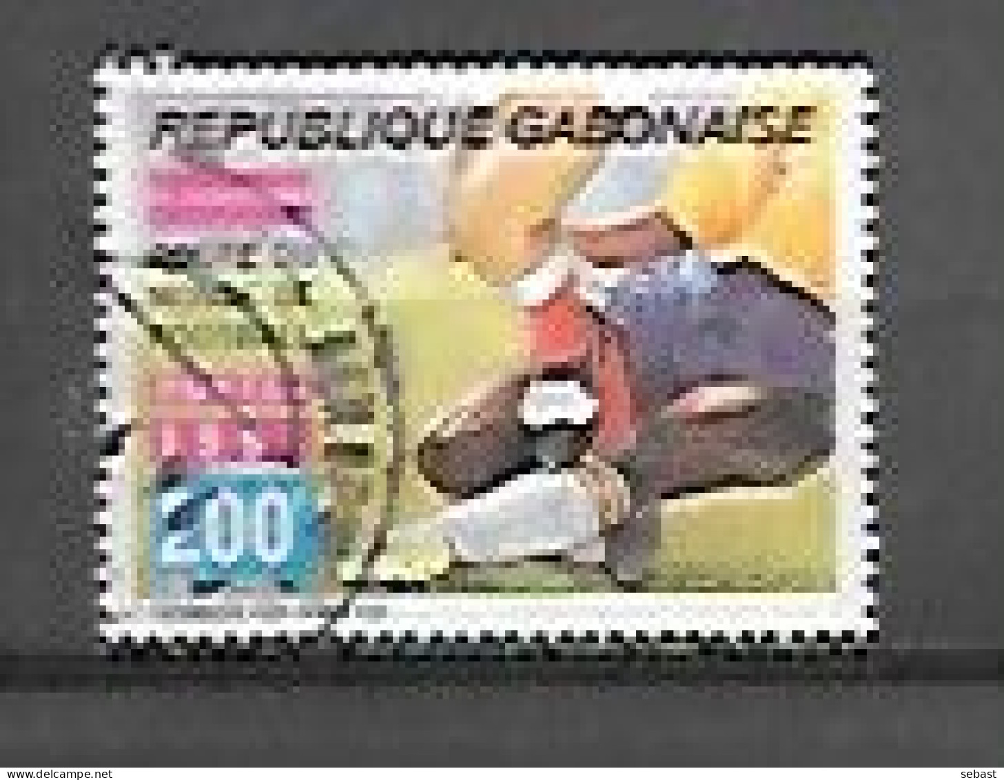 TIMBRE OBLITERE DU GABON DE  1994 N° MICHEL 1189 - Gabón (1960-...)