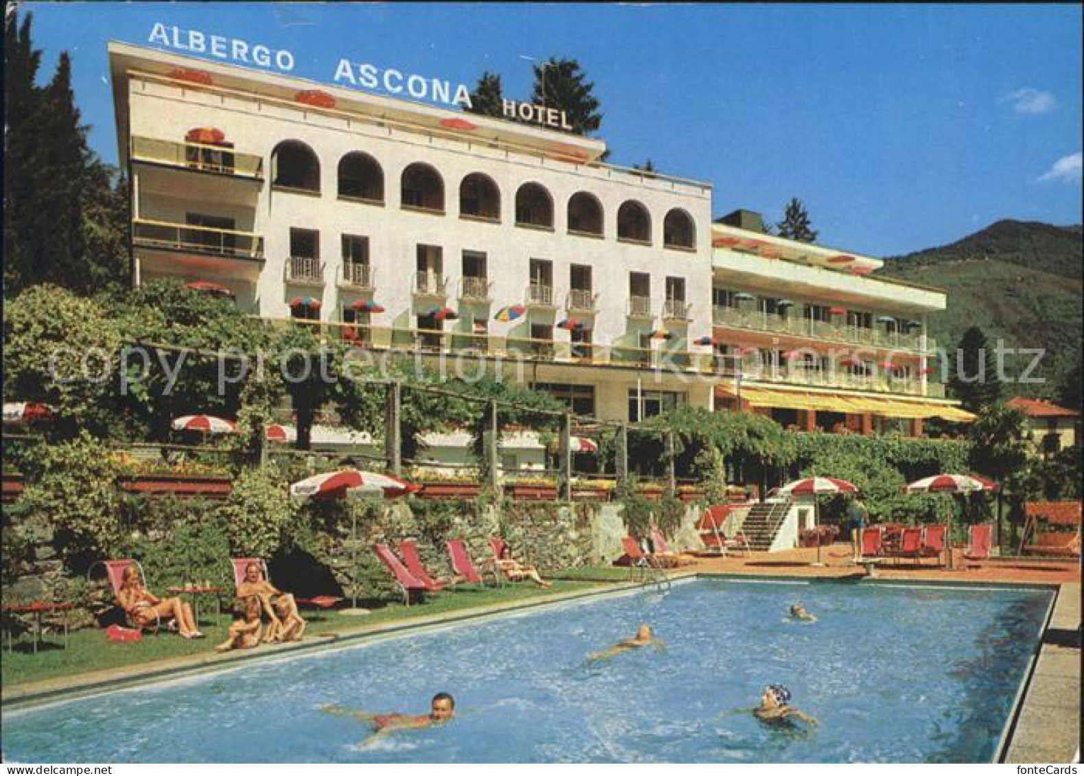 12371293 Ascona TI Hotel Ascona Schwimmbad Ascona - Other & Unclassified