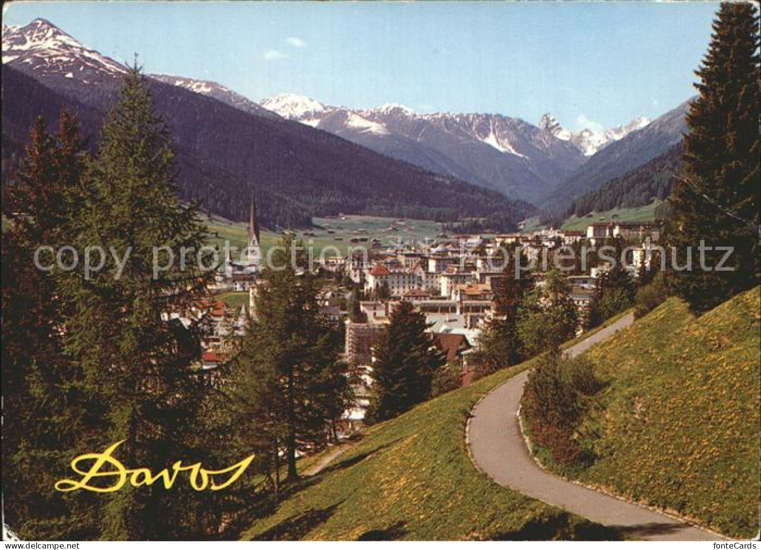 12371278 Davos GR Hohe Promenade Tinzenhorn Davos Platz - Autres & Non Classés