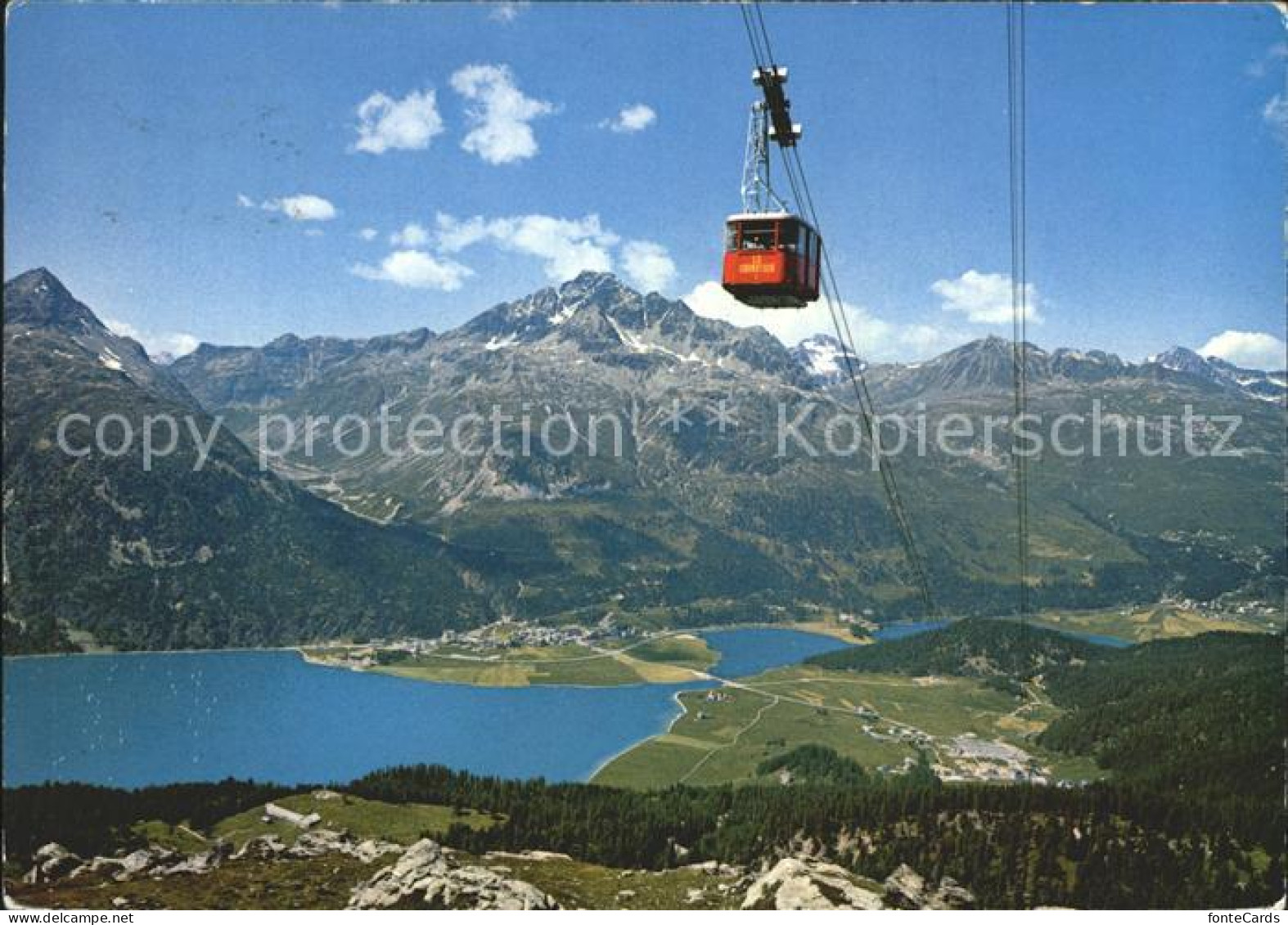 12371272 Corvatsch Silvaplana GR Seilbahn Champfer Corvatsch Silvaplana GR - Autres & Non Classés