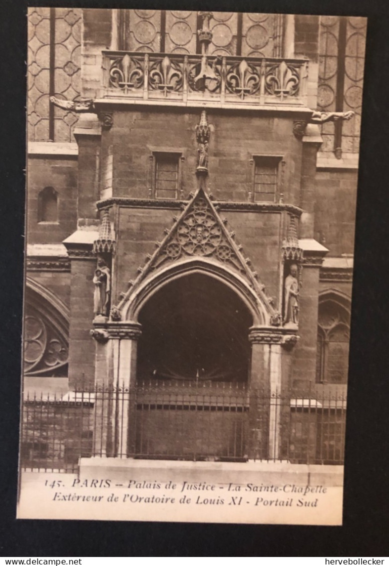 Paris - La Sainte Chapelle - Palais De Justice - Extérieur De L'oratoire De Louis XI - 75 - Kerken