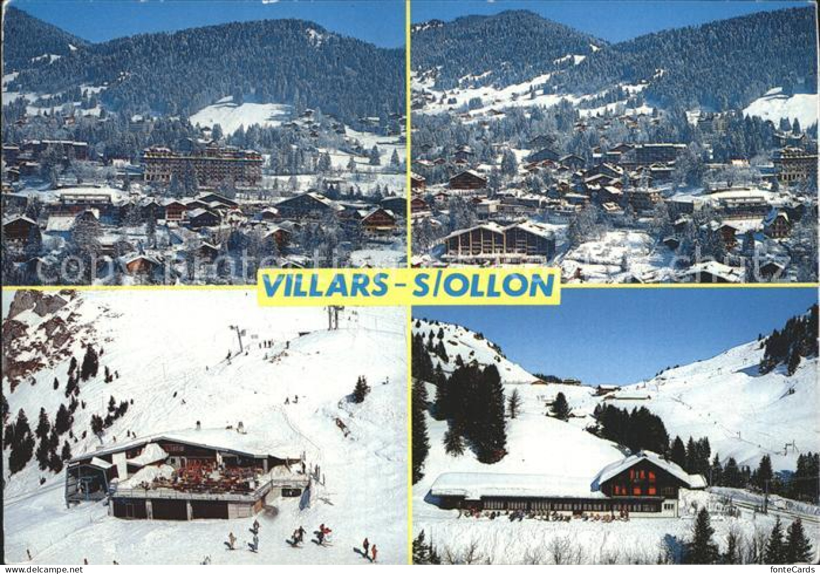 12371174 Villars VD Skigebiet Winter Villars VD - Other & Unclassified