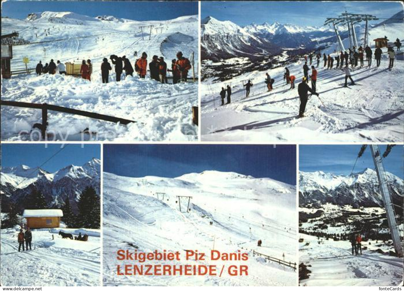 12371163 Lenzerheide GR Skigebiet Piz Danis Lenzerheide Chur - Autres & Non Classés