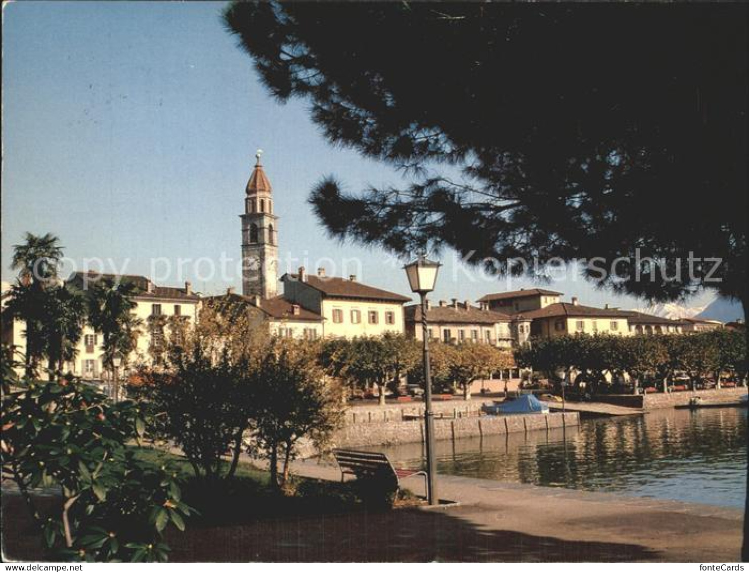 12371122 Ascona TI Seepromenade Kirche Ascona - Other & Unclassified