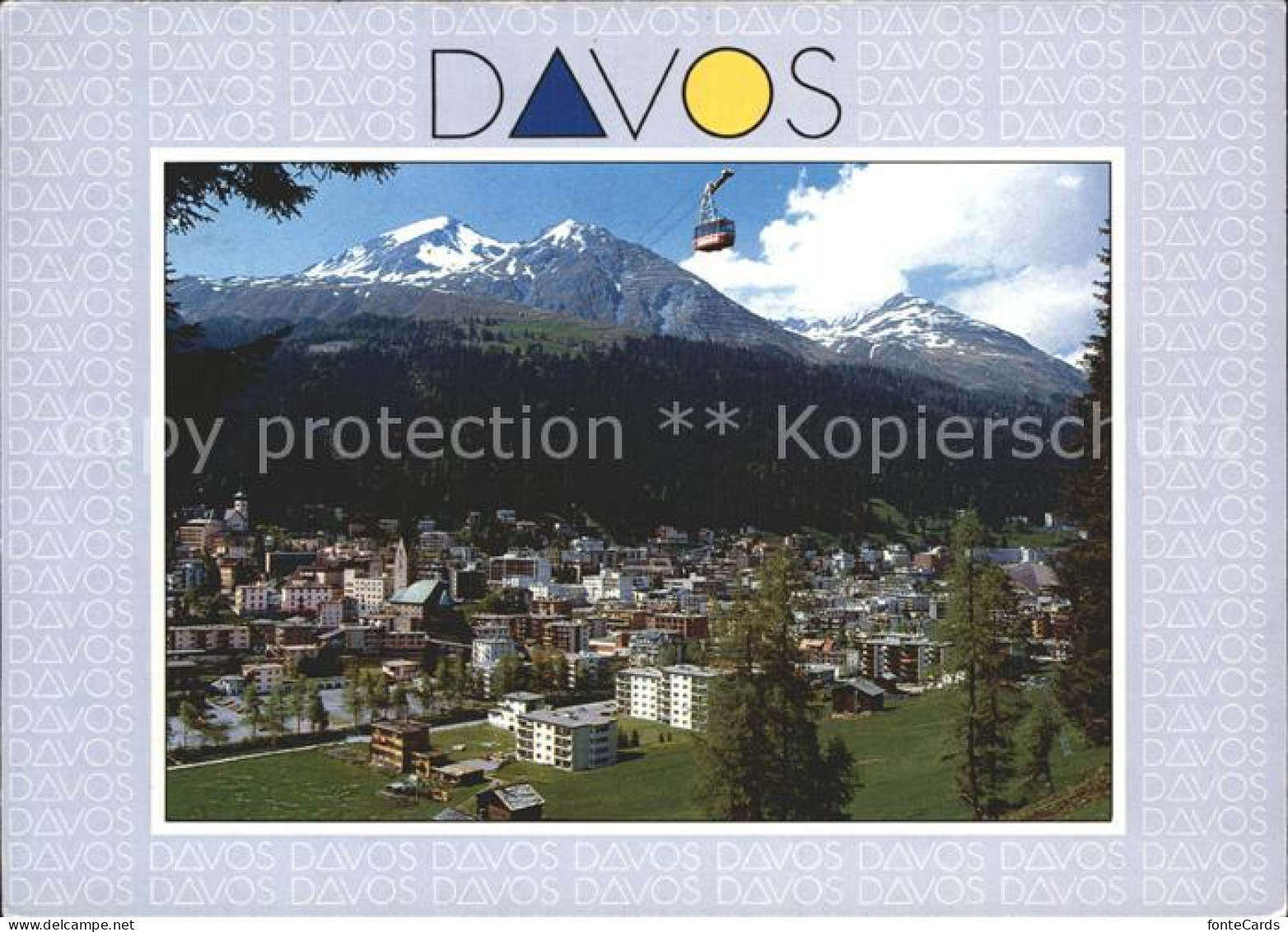 12371052 Davos Platz GR Schatzalp Strela Schiahorn Braema Bueel Jakobshornbahn D - Autres & Non Classés