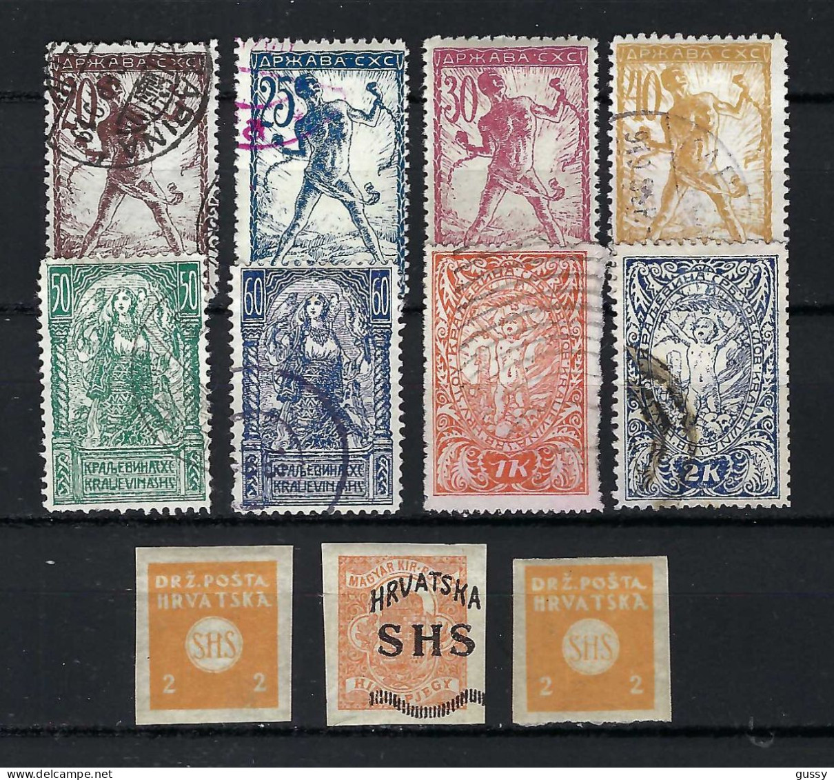 YOUGOSLAVIE Ca.1918-19: Lot De Neufs* Et Obl. - Used Stamps