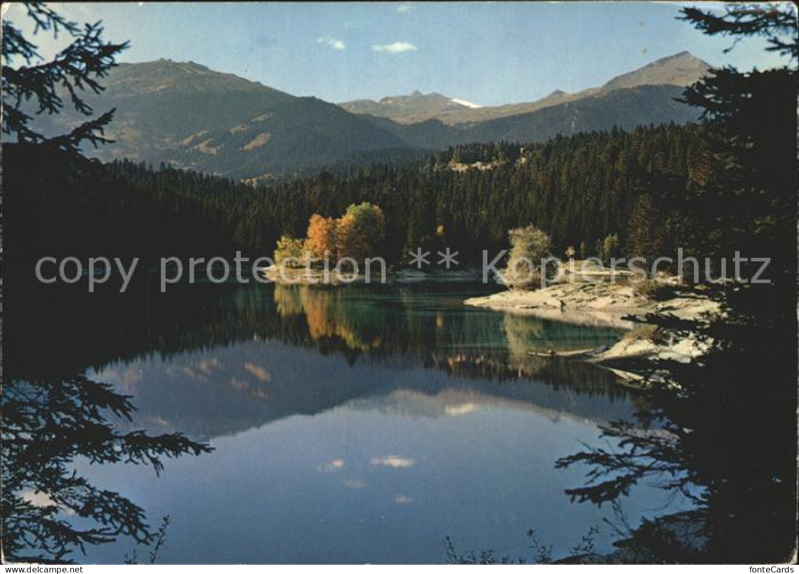 12371042 Flims GR Caumasee Crap S Gion Piz Vorab Piz Grisch Flims Dorf - Autres & Non Classés