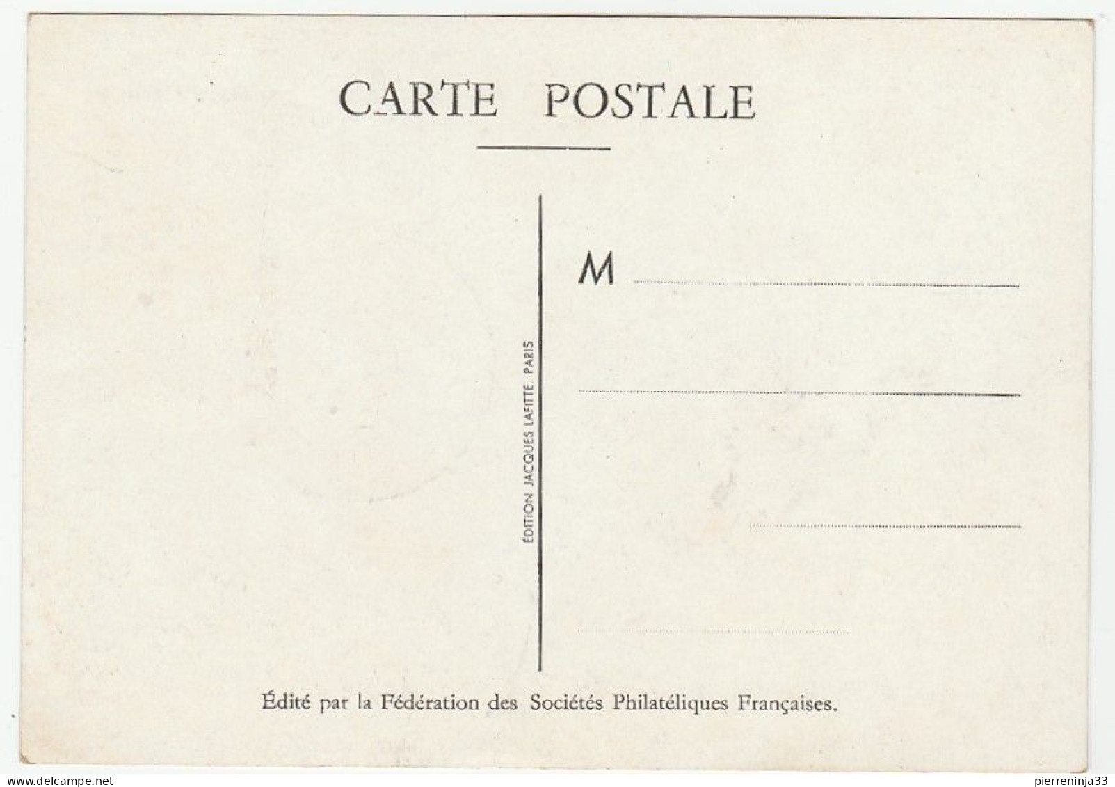 Carte Journée Du Timbre, Nice, 1947 - Brieven En Documenten