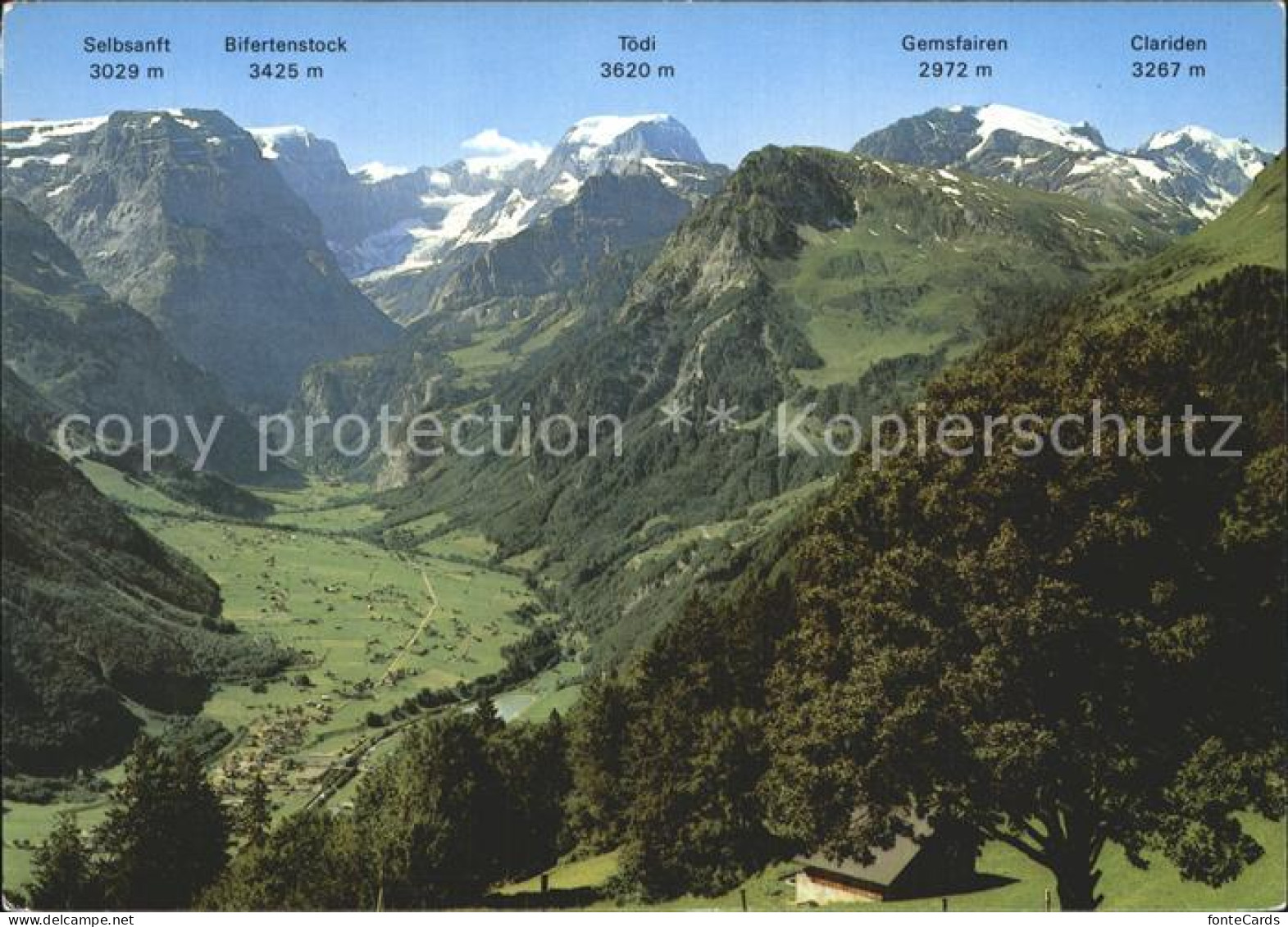 12370423 Braunwald GL Linthal Toedikette Panorama Braunwald - Other & Unclassified
