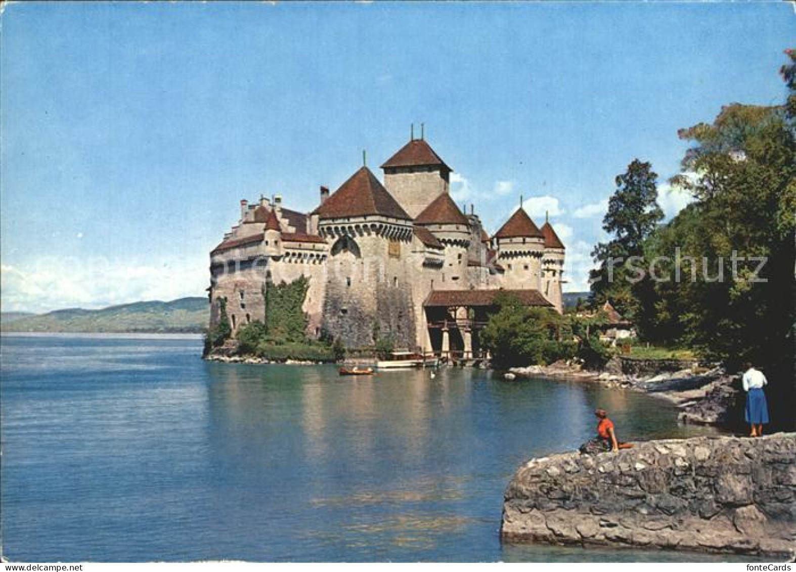 12369654 Lac Leman Genfersee Chateaux De Chillon Genf - Sonstige & Ohne Zuordnung