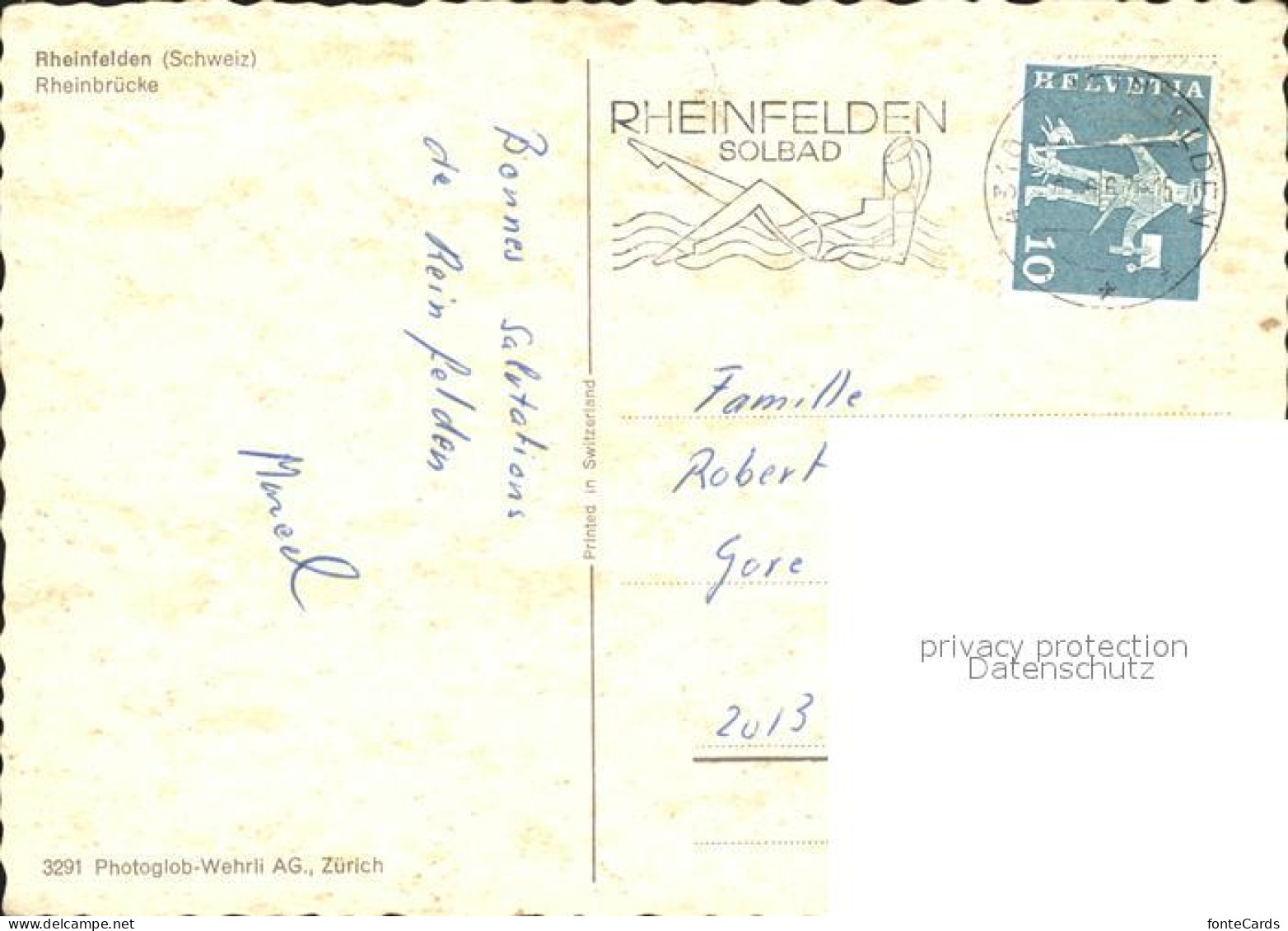 12369648 Rheinfelden AG Rheinbruecke Rheinfelden - Sonstige & Ohne Zuordnung