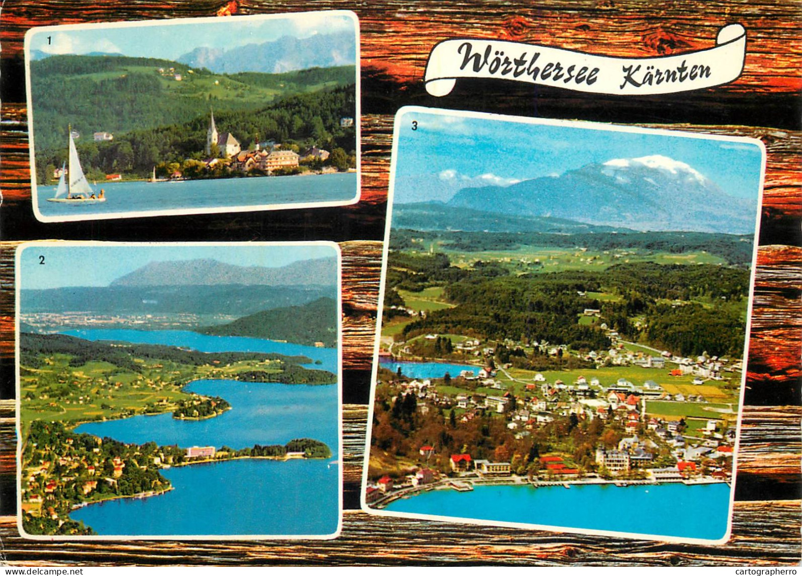 Navigation Sailing Vessels & Boats Themed Postcard Worthersee Karnten Yacht - Segelboote