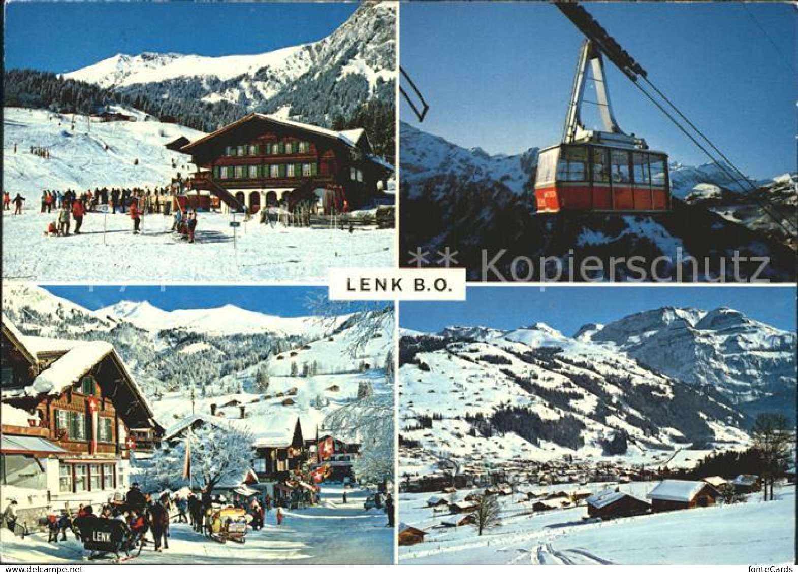 12369364 Lenk Simmental Luftseilbahn Winter Sport Berge Lenk Im Simmental - Sonstige & Ohne Zuordnung